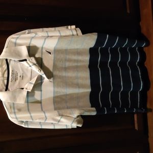 Nautica polo shirt XL tri color